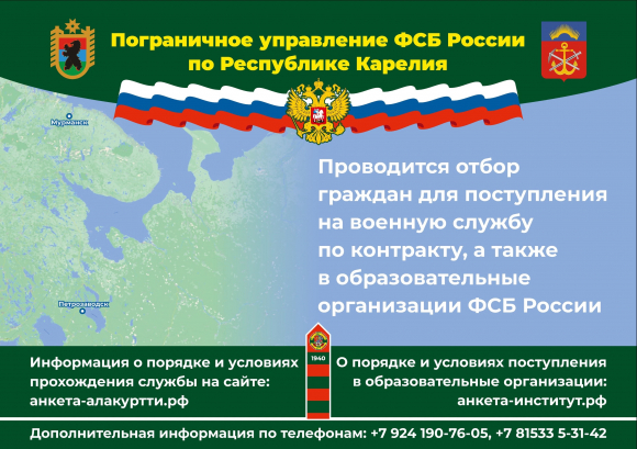 Отбор граждан для поступления на службу в органы безопасности Российской Федерации