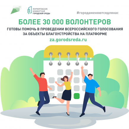 В Томской области более 220 человек записались в волонтеры для голосования за объекты благоустройства 2022 года